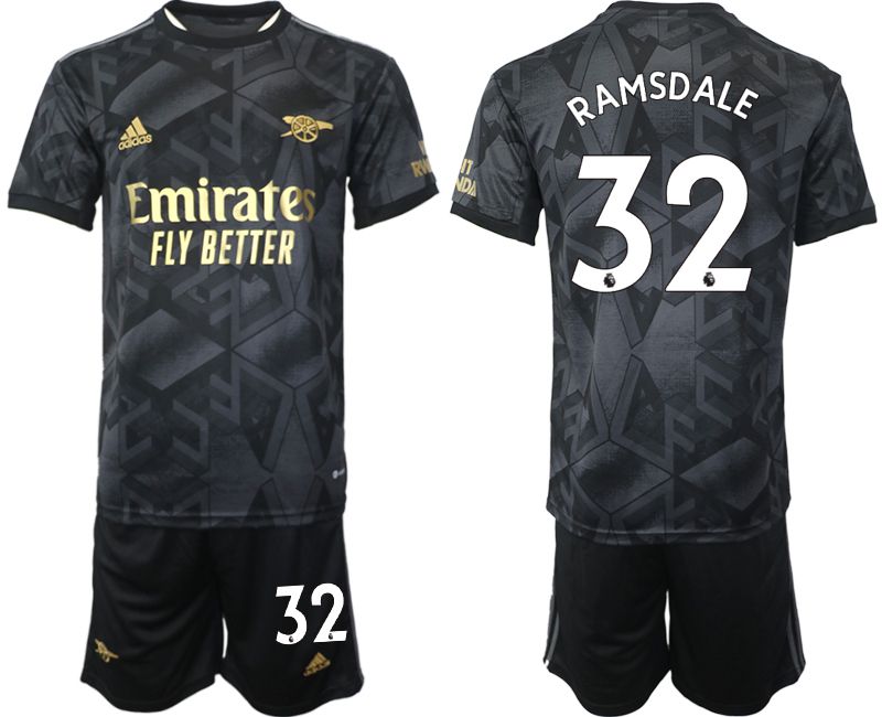 Men 2022-2023 Club Arsenal away black #32 Soccer Jersey->arsenal jersey->Soccer Club Jersey